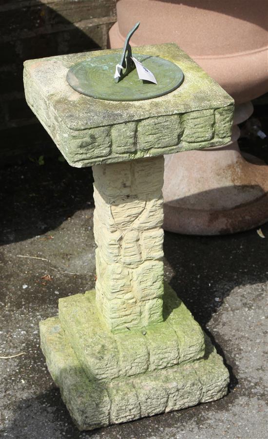 Stone sundial